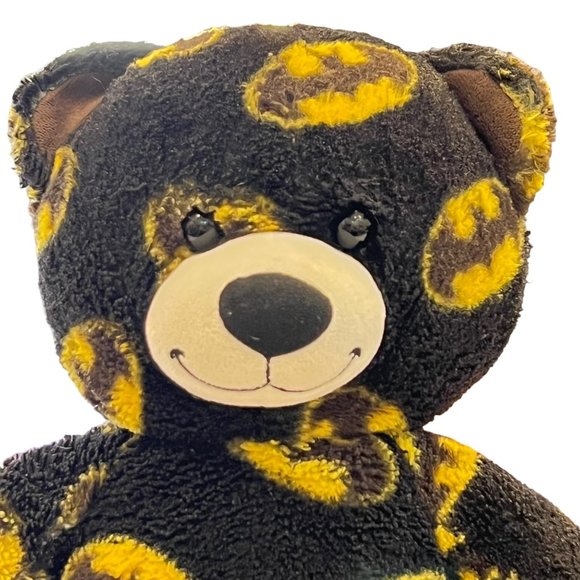 Build A Bear Batman Logo The Dark Knight Black Outfit Plush Dress Up Clothes - Picture 4 of 16